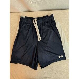 Under Armour Navy Athletic Shorts LG Loose Fit Performance Dry-Fit